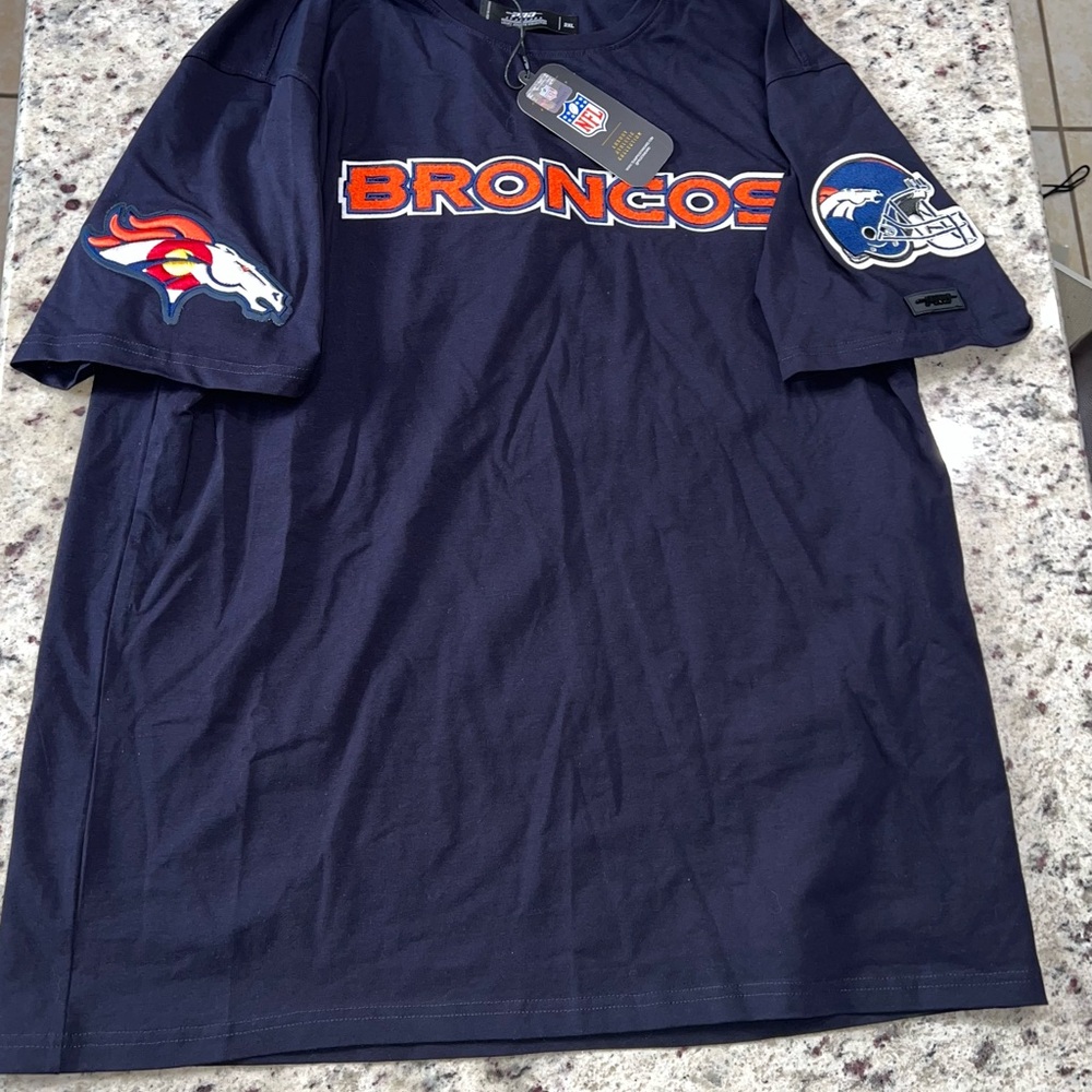 NWT NFl luxury collection Broncos two XL embroidered patches